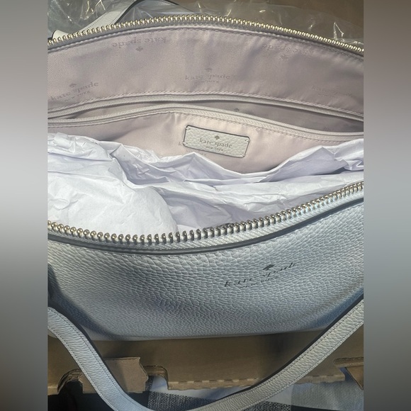 🆕 Kate Spade ♠️ Tote Pebbled Leather 🔵 - Picture 5 of 11